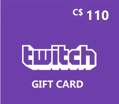Twitch CAD 110 Gift Card CA — лицензионный ключ