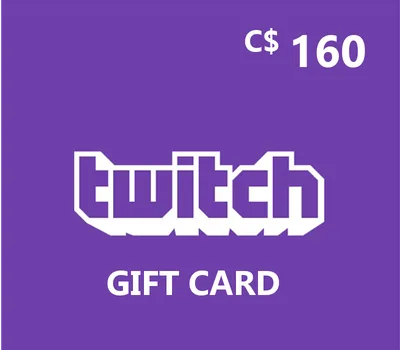 Twitch CAD 160 Gift Card CA — лицензионный ключ