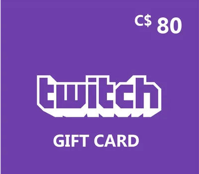 Twitch CAD 80 Gift Card CA — лицензионный ключ