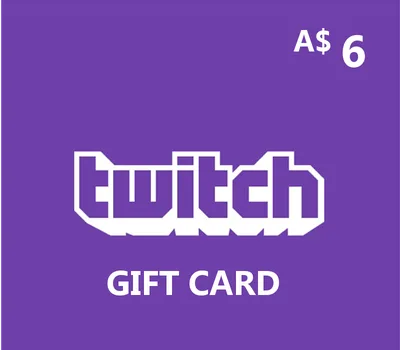 Twitch AUD 6 Gift Card AU — лицензионный ключ