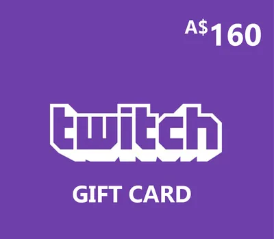 Twitch AUD 160 Gift Card AU — лицензионный ключ