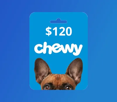 Chewy USD 120 Gift Card US — лицензионный ключ