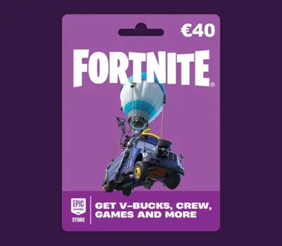 Fortnite EUR 40 PC Epic Games Gift Card DE — лицензионный ключ