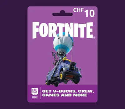 Fortnite CHF 10 PC Epic Games Gift Card CH — лицензионный ключ
