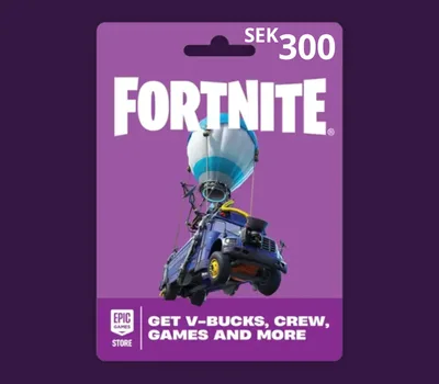 Fortnite SEK 300 PC Epic Games Gift Card SE — лицензионный ключ