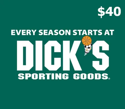 Dicks Sporting Goods USD 40 Gift Card US — лицензионный ключ
