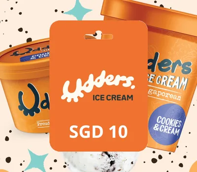 Udders Ice Cream SGD 10 Gift Card SG — лицензионный ключ