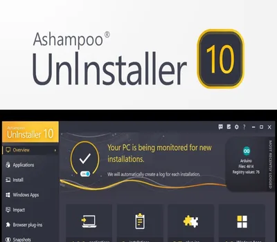Ashampoo UnInstaller 10 Activation Key (2 PCs) — лицензионный ключ