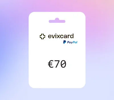 EvixCard PayPal EUR 70 Gift Card — лицензионный ключ