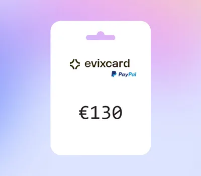 EvixCard PayPal EUR 130 Gift Card — лицензионный ключ