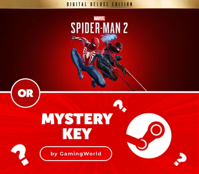 Marvel's Spider-Man 2 Digital Deluxe Edition or Mystery Steam CD Key by GamingWorld — лицензионный ключ