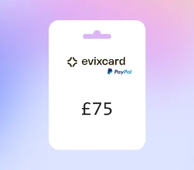 EvixCard PayPal GBP 75 Gift Card — лицензионный ключ